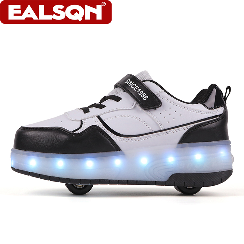 Novos Patins de Rodas Duplas c - Men Shoes Running avaliação e preço
