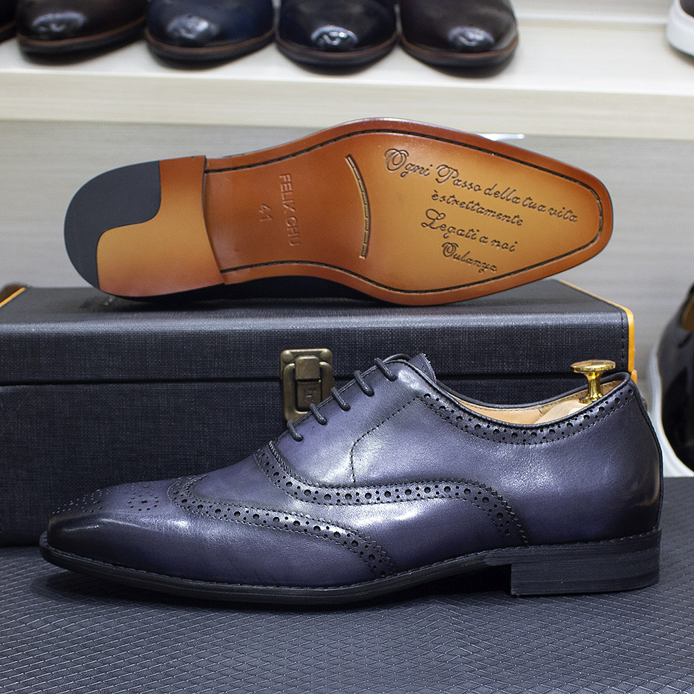 Sapatos Oxford Wingtip feitos  - Monk Strap Shoe avaliação e preço