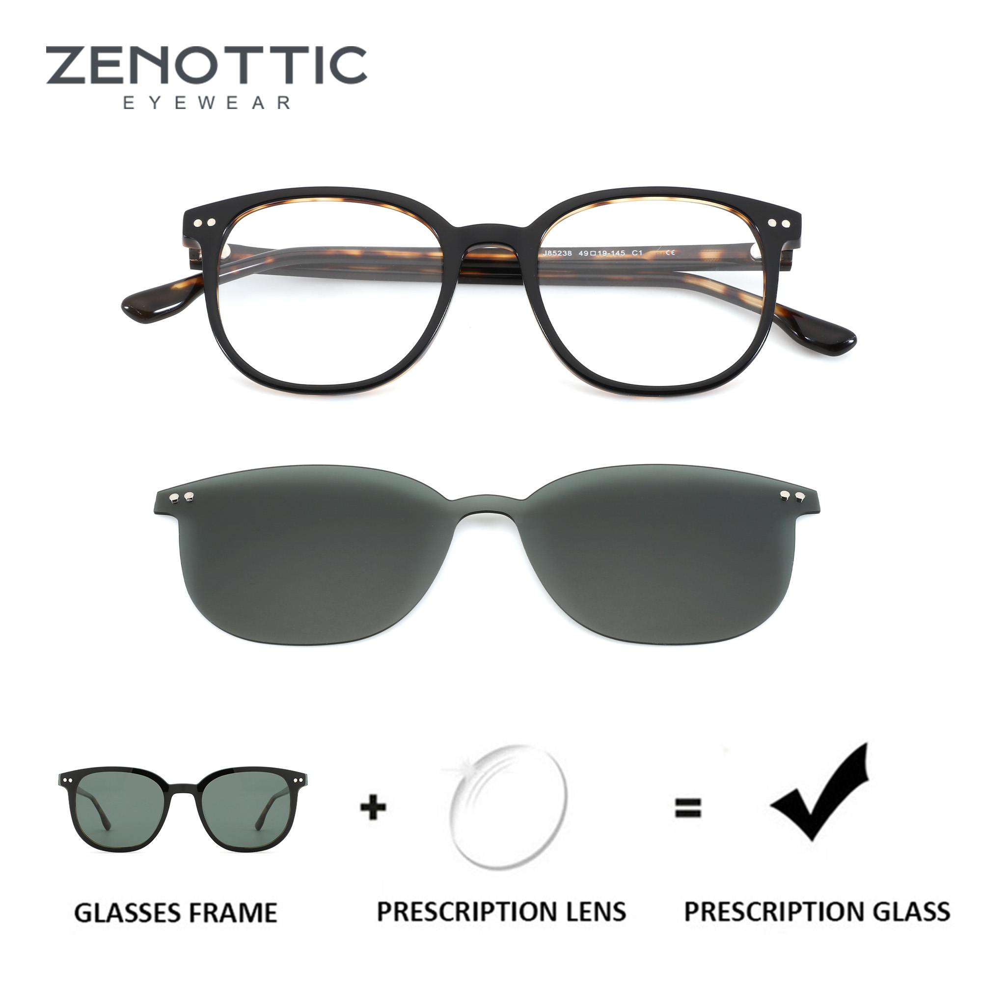 ZENOTTIC Óculos de prescrição  - Men Shoes Zegna avaliação e preço